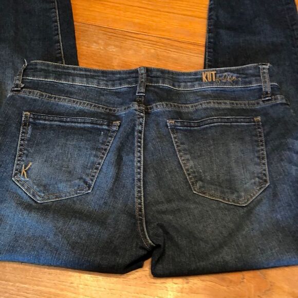 Kut from the Kloth Jeans with whiskering fading and very light distressing Sz 6 - Picture 2 of 11